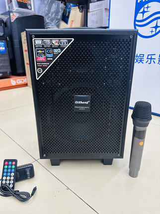 奇声广场舞音响音箱家庭k歌一体机户外拉杆专用大音量蓝牙低音炮