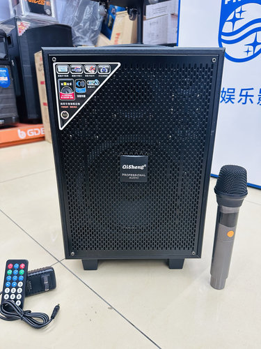 奇声广场舞音响音箱家庭k歌一体机户外拉杆专用大音量蓝牙低音炮