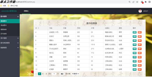 Java/web/servlet/图书借阅管理系统MySQL/Navicat/Eclipse/Idea