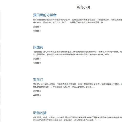 Python/Django/小说推荐系统/Sqlite/PyCharm/源码