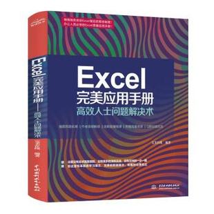 文 中国水利水电出版 Excel 9787517092674 社 应用手册：高效人士问题解决术