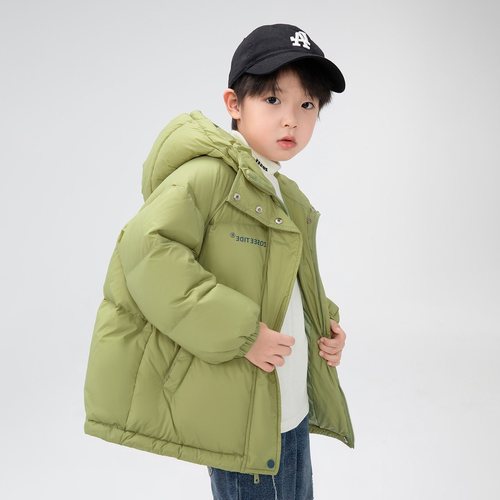 儿童羽绒服2025秋冬新款男童