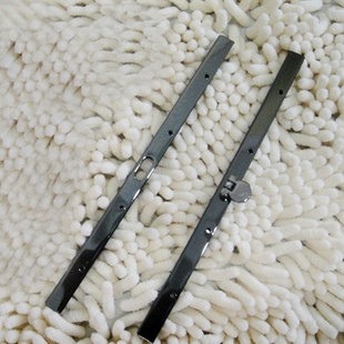 包邮19cm钱夹一字边条口金十字绣钱包配件铁扣手工DIY材料含螺丝