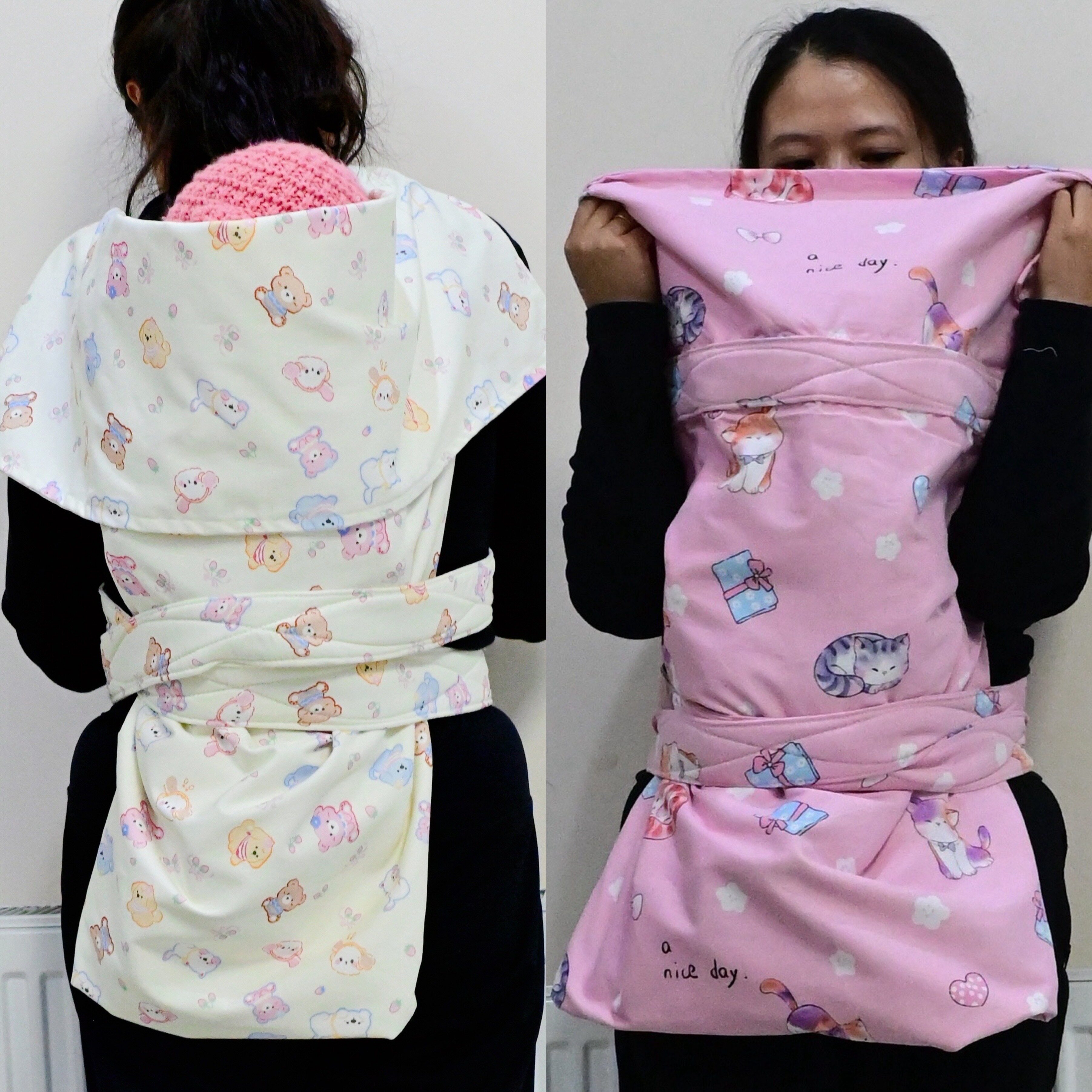 （纯棉厚棉布）传统老式婴儿童背带四川云南贵州宝宝前抱后背扇巾
