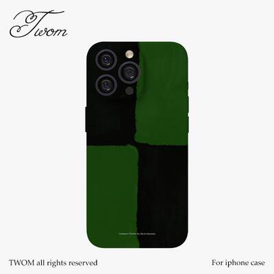 绿黑格纹 适用iphone17promax手机保护壳苹果16promax简约高级感小众15轻奢14promax艺术13全包不撞壳