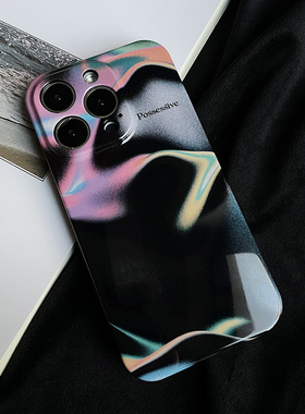 TWOM氛围感占有欲适用苹果17promax手机壳iPhone16promax小众15pro软壳全包IMD13个性高级感14Pro黑边精孔