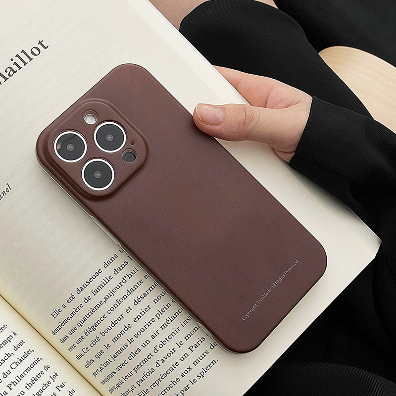 克洛里原创奶巧棕IMD手机壳