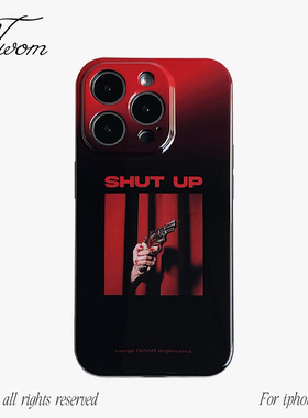 TWOM原创英文软壳适用苹果17promax手机壳小众设计不撞款iphone16promax个性潮流15pro高级感保护壳14简约13