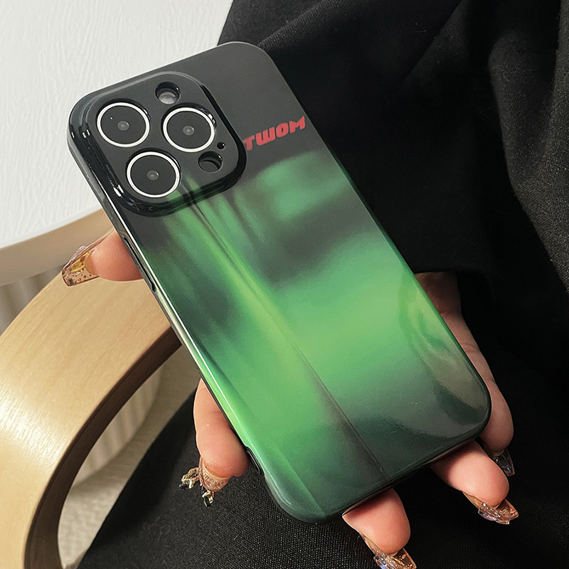 TWOM极光氛围感亮面手机壳
