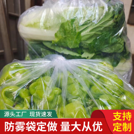 蔬菜防雾袋批发加大号手提背心袋白色透明打孔塑料袋方便食品包装