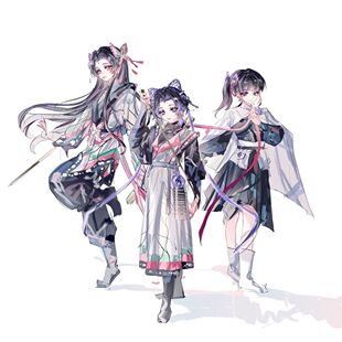 鬼灭之刃周边国风系列自制蝴蝶忍香奈惠香奈乎亚克力摆件立牌礼品