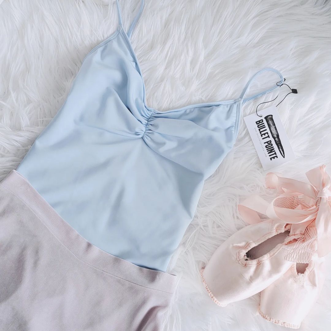 BP基础吊带芭蕾体服艺考高胯捏褶