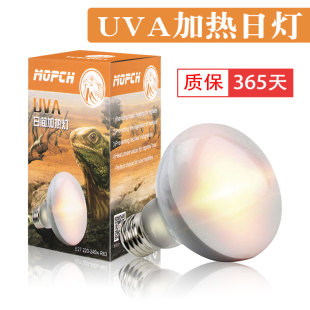 UVA磨砂加热日灯爬虫爬宠陆龟箱蜥蜴日间保温饲养箱缸晒背太阳灯