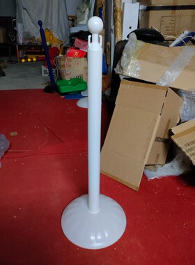 出口日本塑料注水栏杆座 纯白色围栏 绝缘儿童防护栏 安全一米线