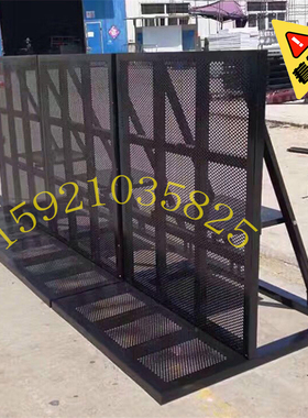 上海加重型防爆铁马 重型铁马护栏 市政施工安全移动交通防护租赁