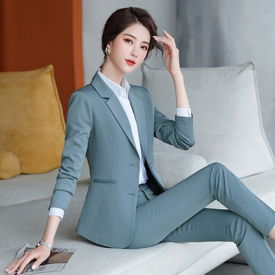 韩范修身免烫大学生面试商务正装