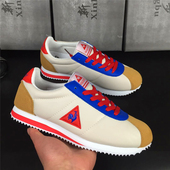 包邮 法国大公鸡皮面阿甘舒适情侣鞋 男跑步四季 运动休闲女鞋 漫步鞋