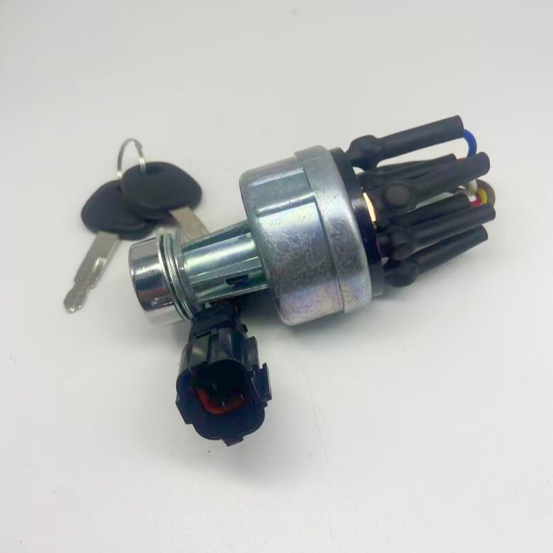 适用于三一挖掘机SY55 60 75点火开关启动开关电门锁启动钥匙