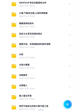 SWAT模型全套教程自学可适用于水资源水环境等相关学科研究规划。