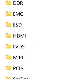 HDMI LVDS MIPI 高速接口设计资料DDR SERDES ESD PCIE SFP EMC