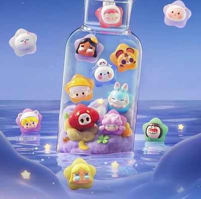 POPMART泡泡玛特泡泡萌粒幸运星系列小公仔潮流摆件礼物