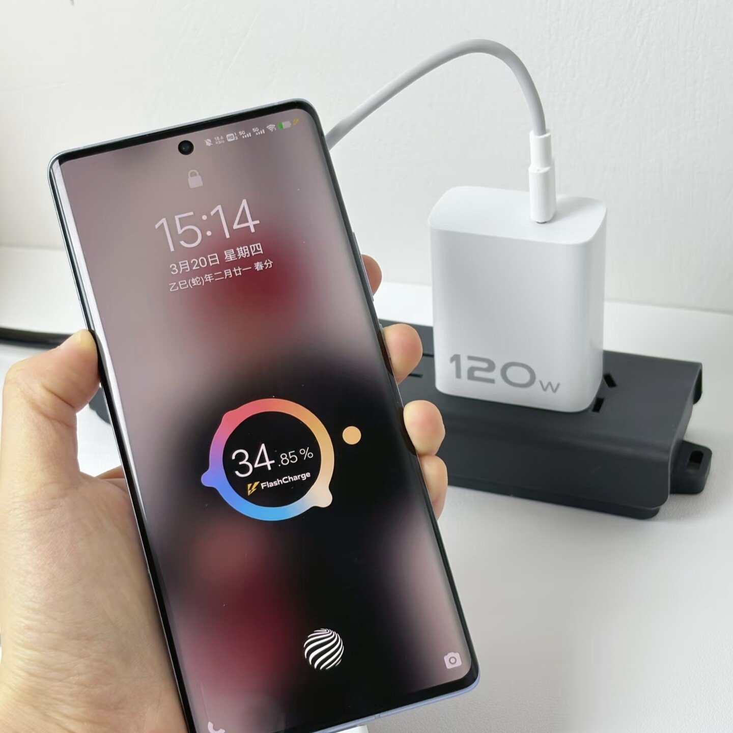 二手VIVO原装iQOO120W氮化镓超级充电器Neo9/9Pro/10/11 正品充电器6A数据线闪充充电器套装