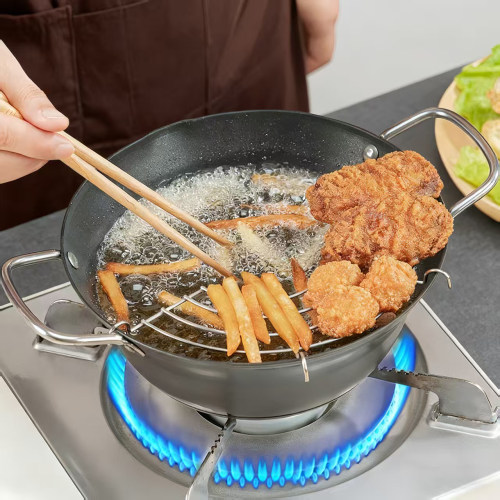 sungsa304不锈钢迷你家用油炸锅