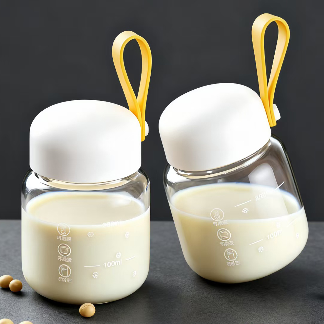 日本高硼硅玻璃豆浆杯