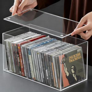 日本亚克力家用cd盒子塑料