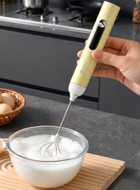 日本电动打蛋器家用打奶泡器手持无线迷你小型自动搅拌棒奶油打发