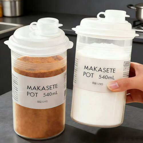 日本进口红糖储存罐家用食品级撒白砂糖冰糖收纳盒密封防潮分装瓶