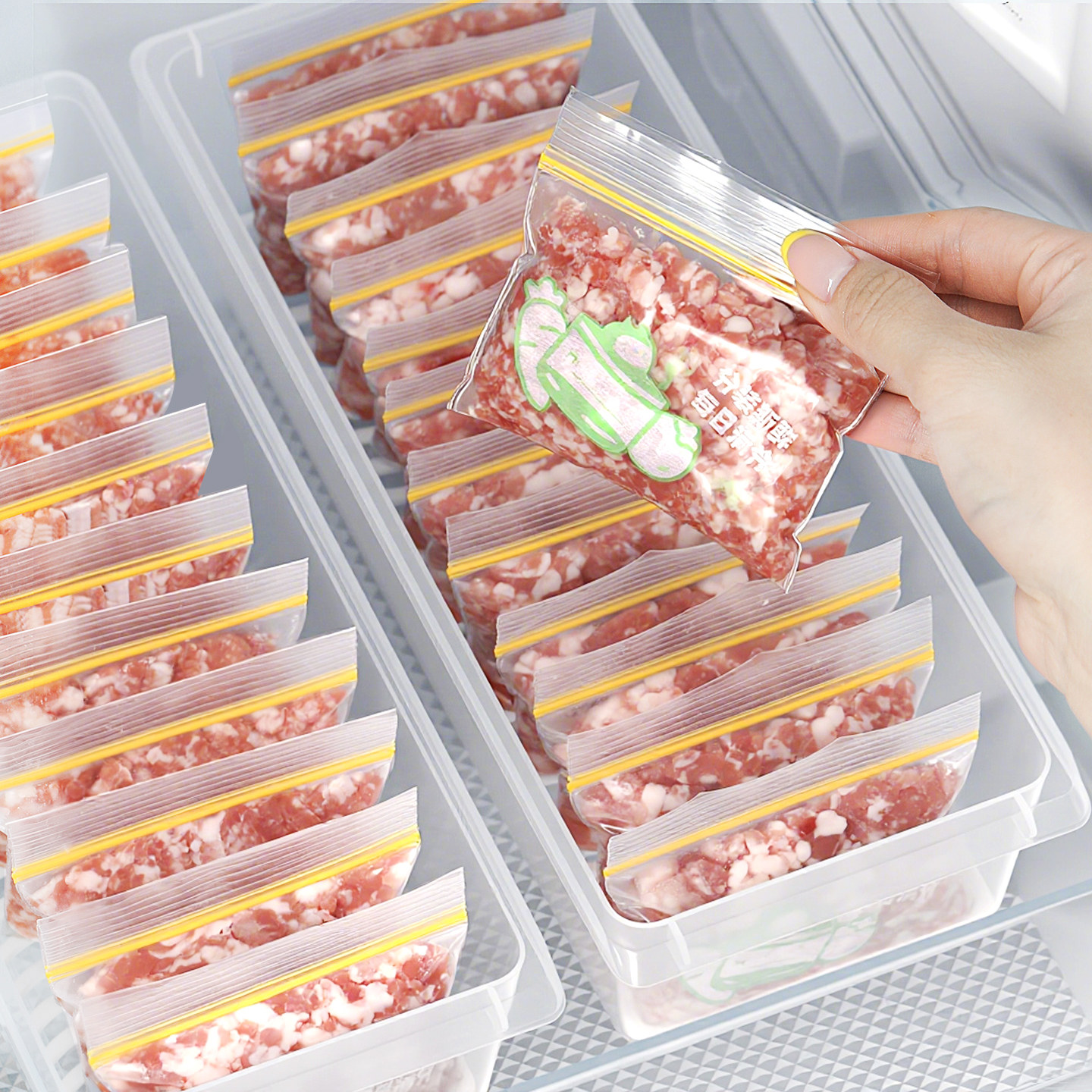 日本辅食分装袋宝宝食品级密封小食袋婴儿零食自封冷冻储存保鲜袋,餐饮具,保鲜袋,淘宝优惠券,粉丝福利购,淘宝优惠卷