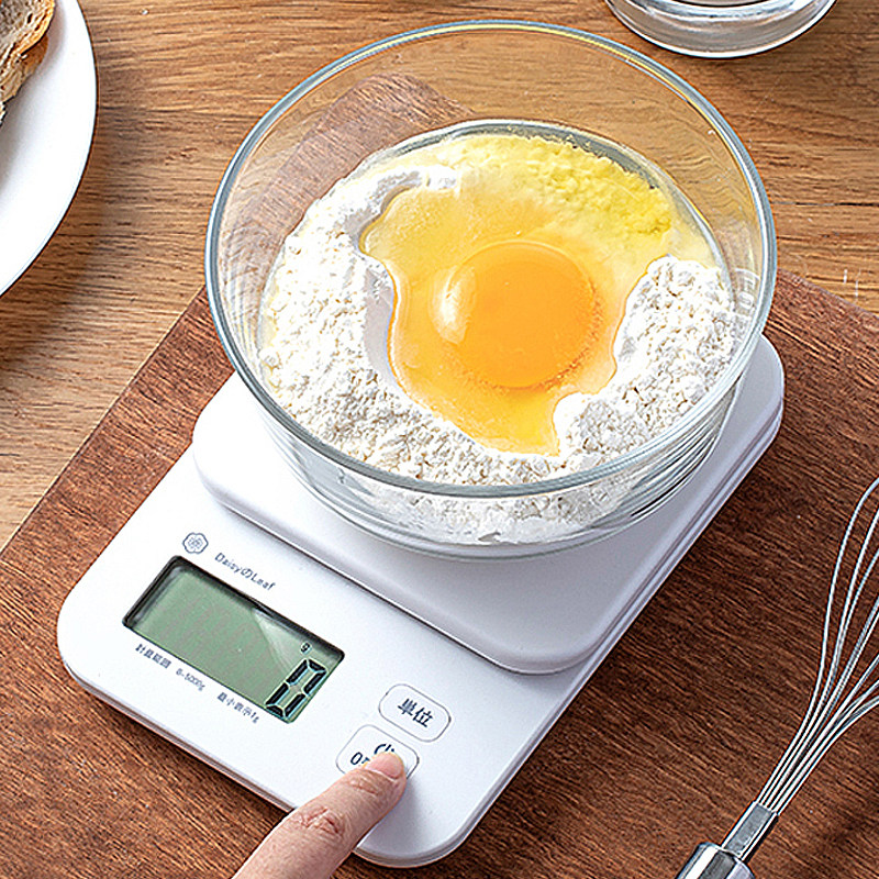 日本厨房秤烘焙电子秤家用小型精准称重高精度克重食物克称数度秤_虎窝淘