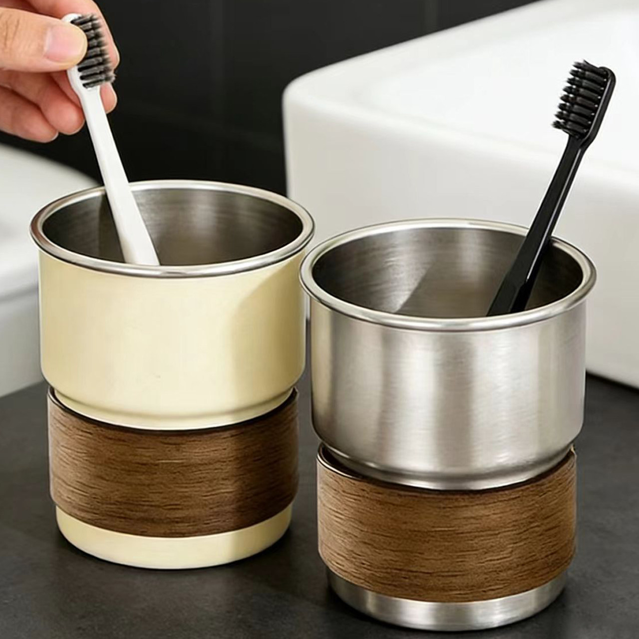 日本304不锈钢漱口杯家用刷牙杯一家三口洗漱杯牙缸情侣牙刷杯子,家庭/个人清洁工具,洗漱杯,淘宝优惠券,粉丝福利购,淘宝优惠卷