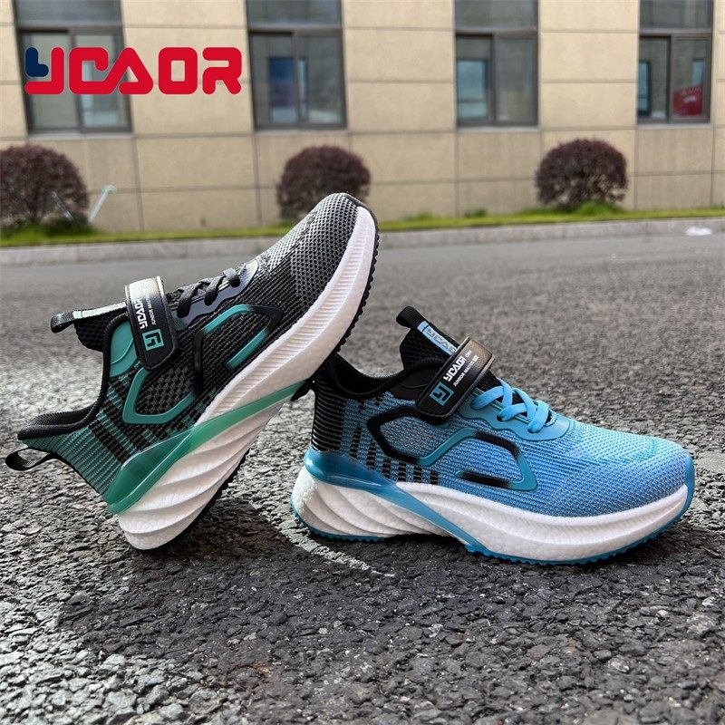 永高人童鞋2023夏季男中童39镂空透气单网鞋轻便防滑运动鞋x33087