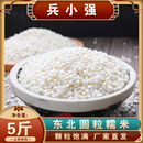 精选东北圆粒糯米25年新米新鲜农家自产包粽子酿酒专用白江米批发