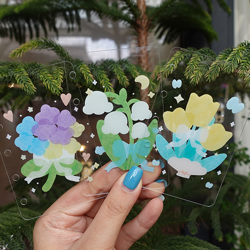 许愿花束高透超清活页分隔板