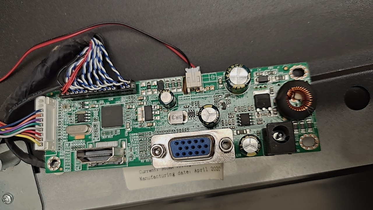 HYUNDAI现代显示器C2415主板M2400电源驱动一体板C2415S