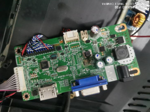 HUNTKEY航嘉显示器N2495SWH主板TJN2380003电源驱动一体板