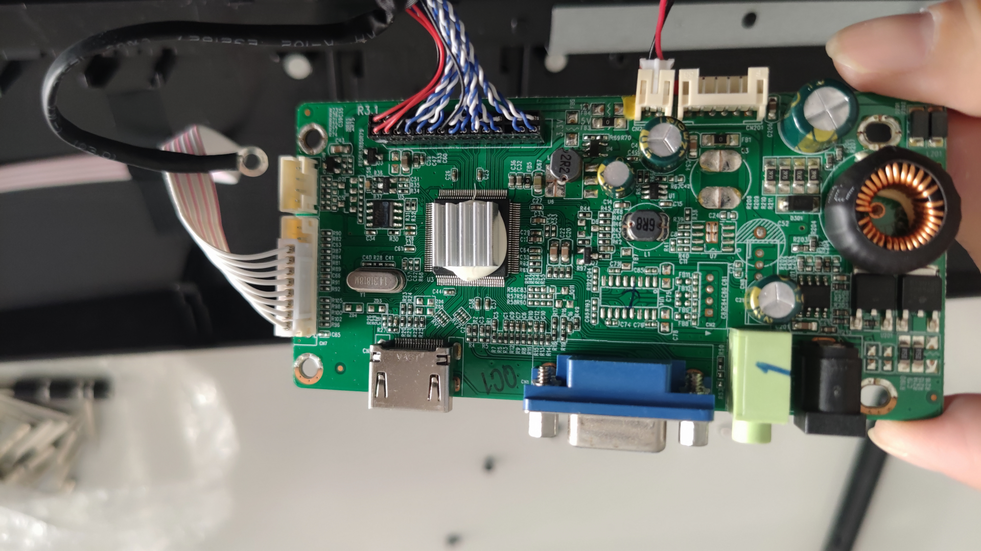 AMOI夏新显示器LJ240S主板TB240Z电源驱动一体板TB240Q M246