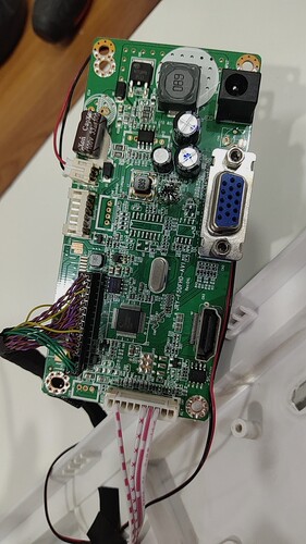 MAG美格显示器H2201W主板PM221W电源驱动一体板4线