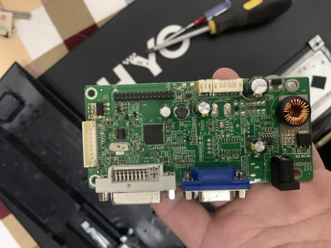 HYC显示器F4000主板M2466A电源驱动一体板