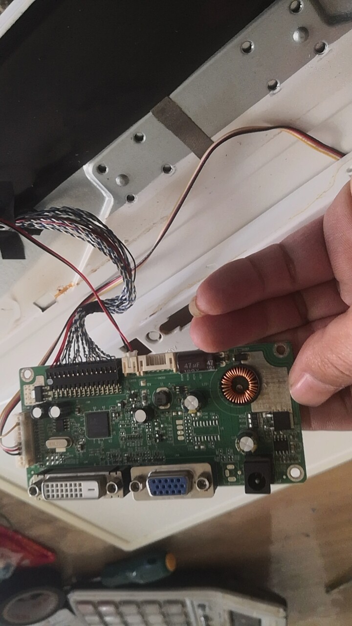 新境界显示器S300主板MA2221Q电源驱动一体板4线图片
