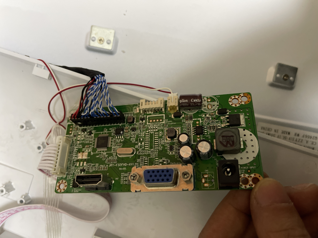 HYUNDAI现代显示器C2415主板M23B2电源驱动一体板