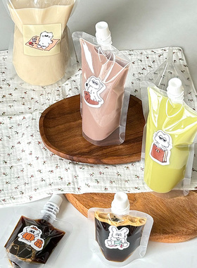 豆浆紫薯牛奶打包袋咖啡液体分装袋玉米汁五谷杂粮一次性密封袋子