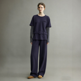 洋气减龄运动套装 韩版 高级感收腰上衣阔腿裤 两件套 女2026早春新款