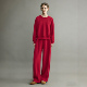过年穿搭一整套高级感卫衣休闲两件套 新款 红色运动套装 女2026春季
