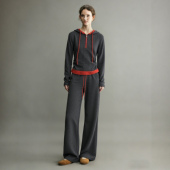 慵懒风高级感拼色掐腰休闲两件套 新款 洋气减龄运动套装 女2026春季