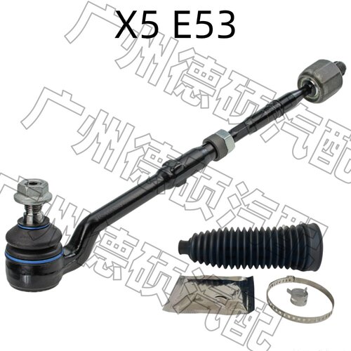 适用宝马X5方向机E53转向横拉杆总成 内球头 外球头 防尘套 修包
