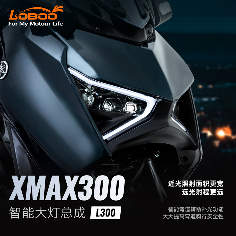 萝卜XMAX300专用智能大灯总成
